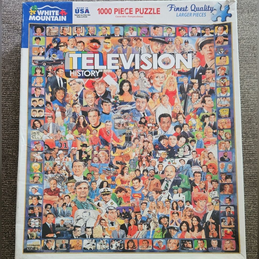 1000 Piece puzzle, Television History,  White Mountain